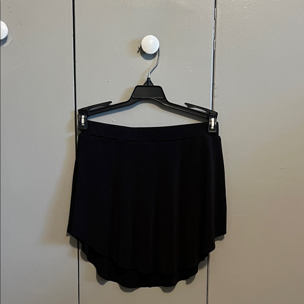 Black pull on Dance Skirt